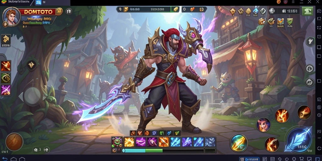 Gameplay seru dalam DOMTOTO yang penuh aksi dan petualangan.