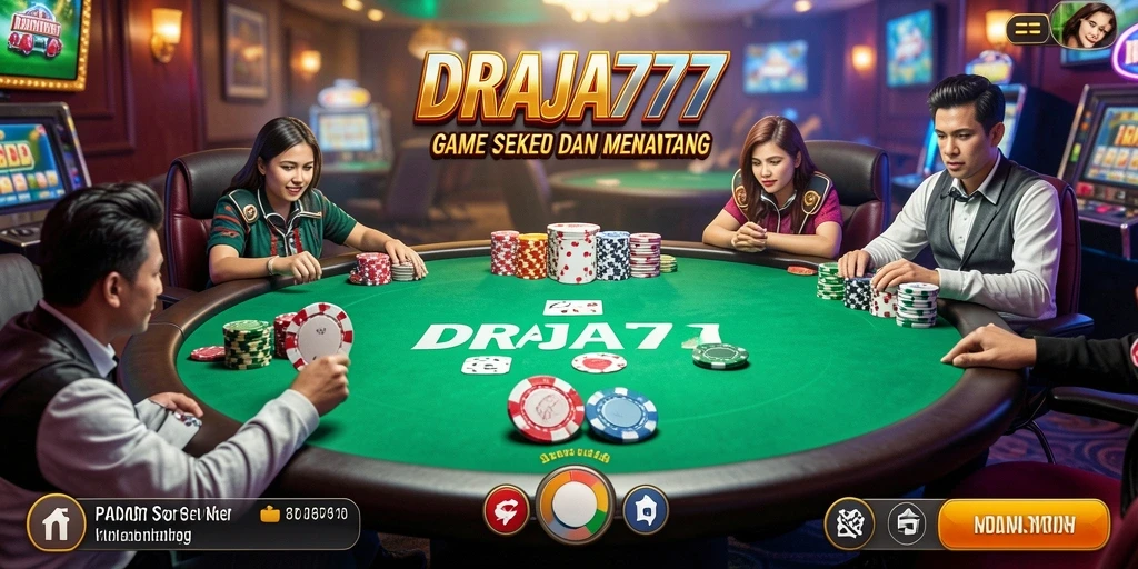 Gameplay poker yang seru dan menantang di DRAJA777.