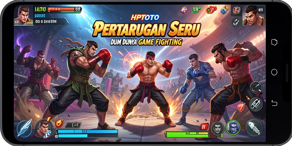 Gameplay HPTOTO yang intens dan mengasyikkan dalam pertarungan.