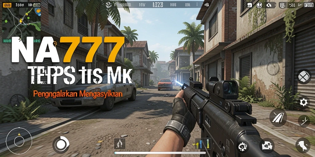Screenshot gameplay NA777 yang menunjukkan aksi menegangkan dalam pertempuran TPS.