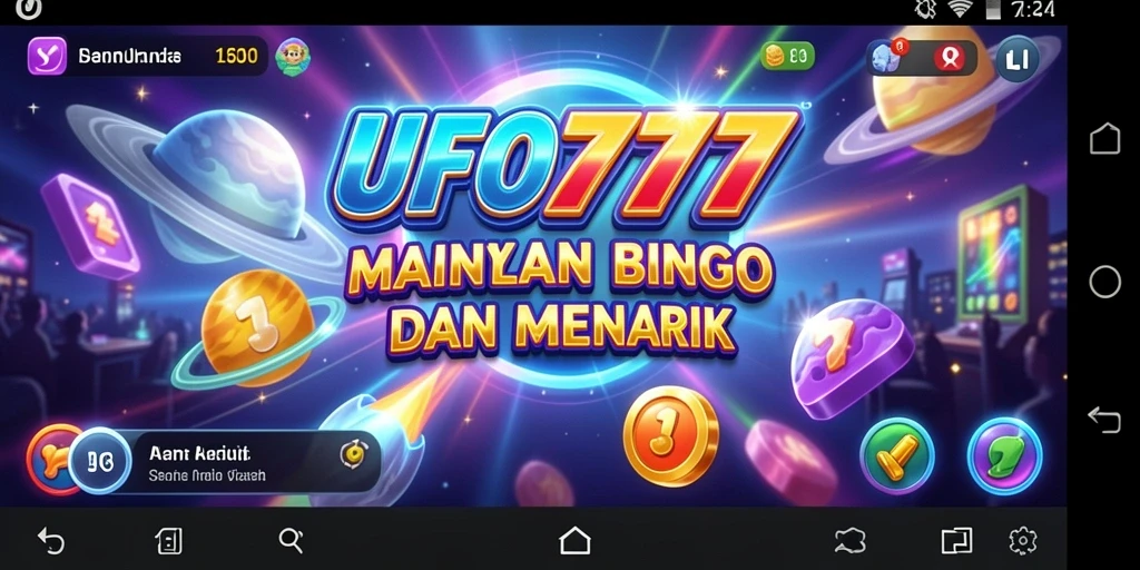 Tampilan gameplay Bingo dalam UFO777 yang seru dan mengasyikkan.